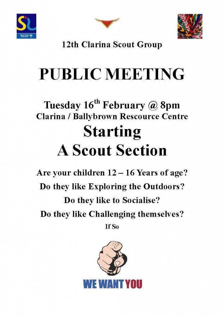 Public Meeting poster